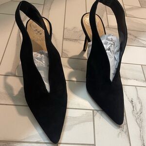 Vince Camuto sling back suede pump